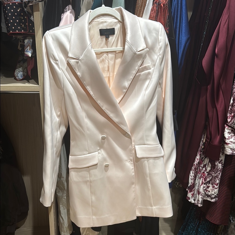 Michael Costello Cream Mini Dress